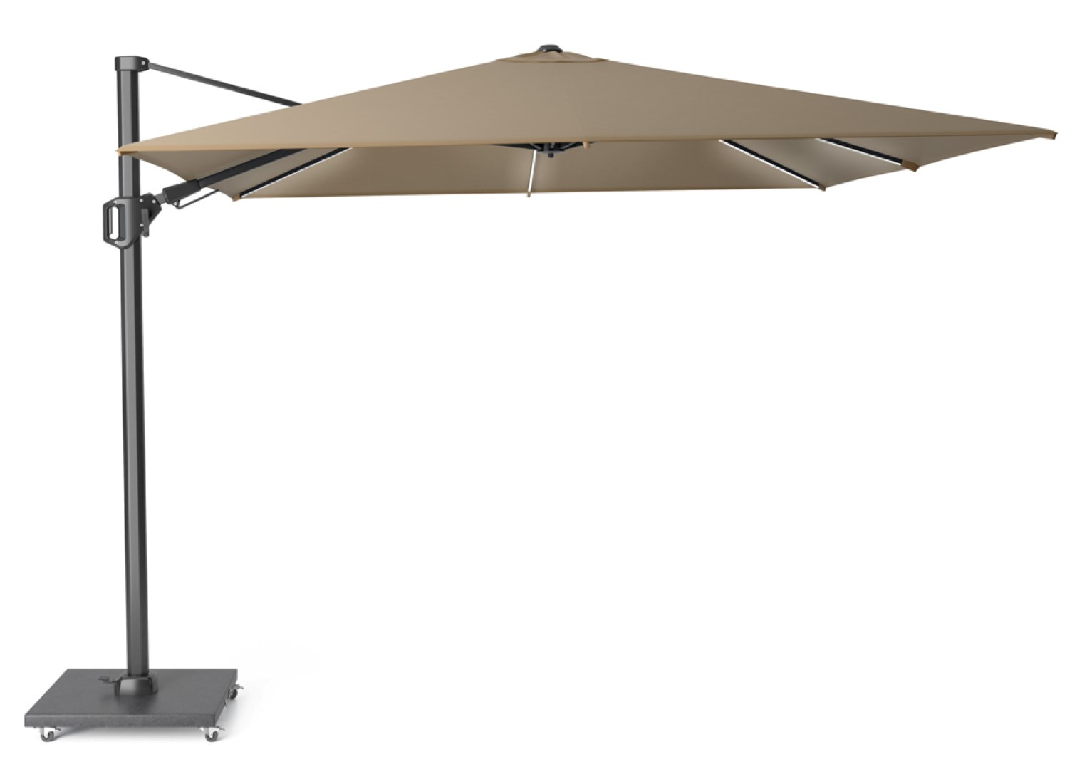 Challenger T2 Glow 300x300 cm taupe