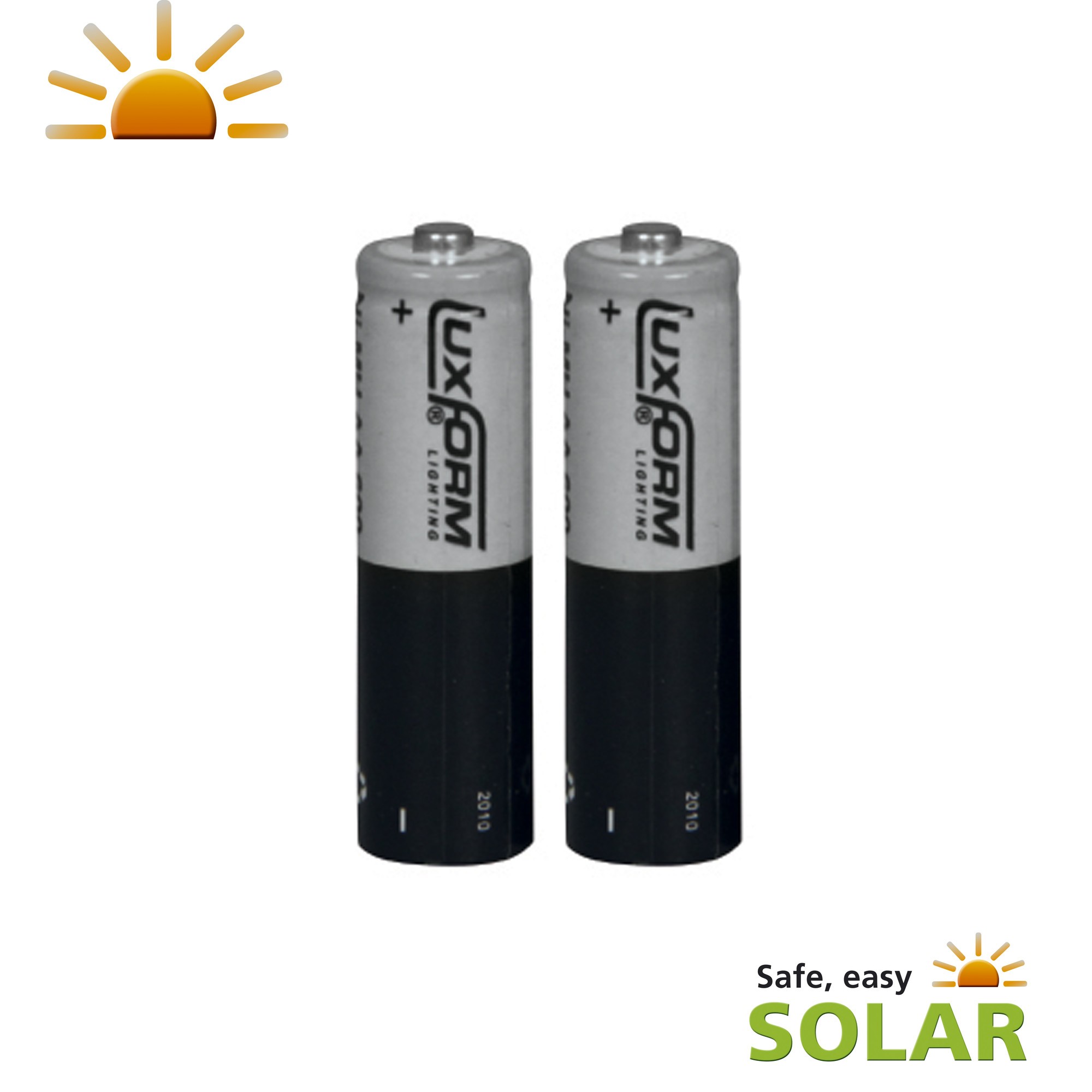 Luxform Oplaadbare Solar Batterij AA 2stuks
