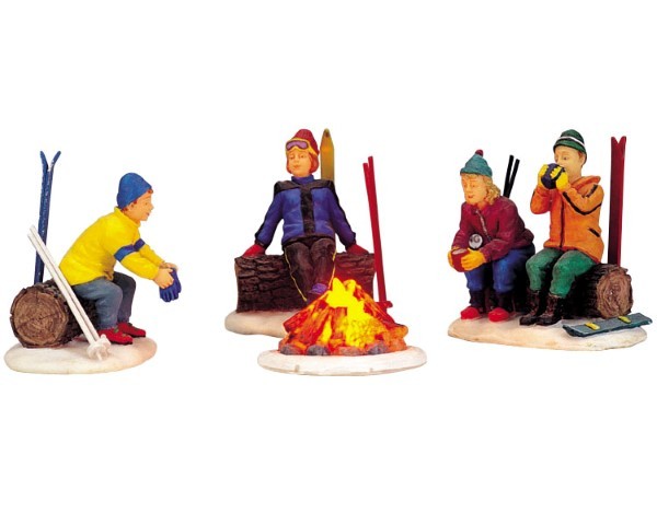 Skiers' camp fire - LEMAX