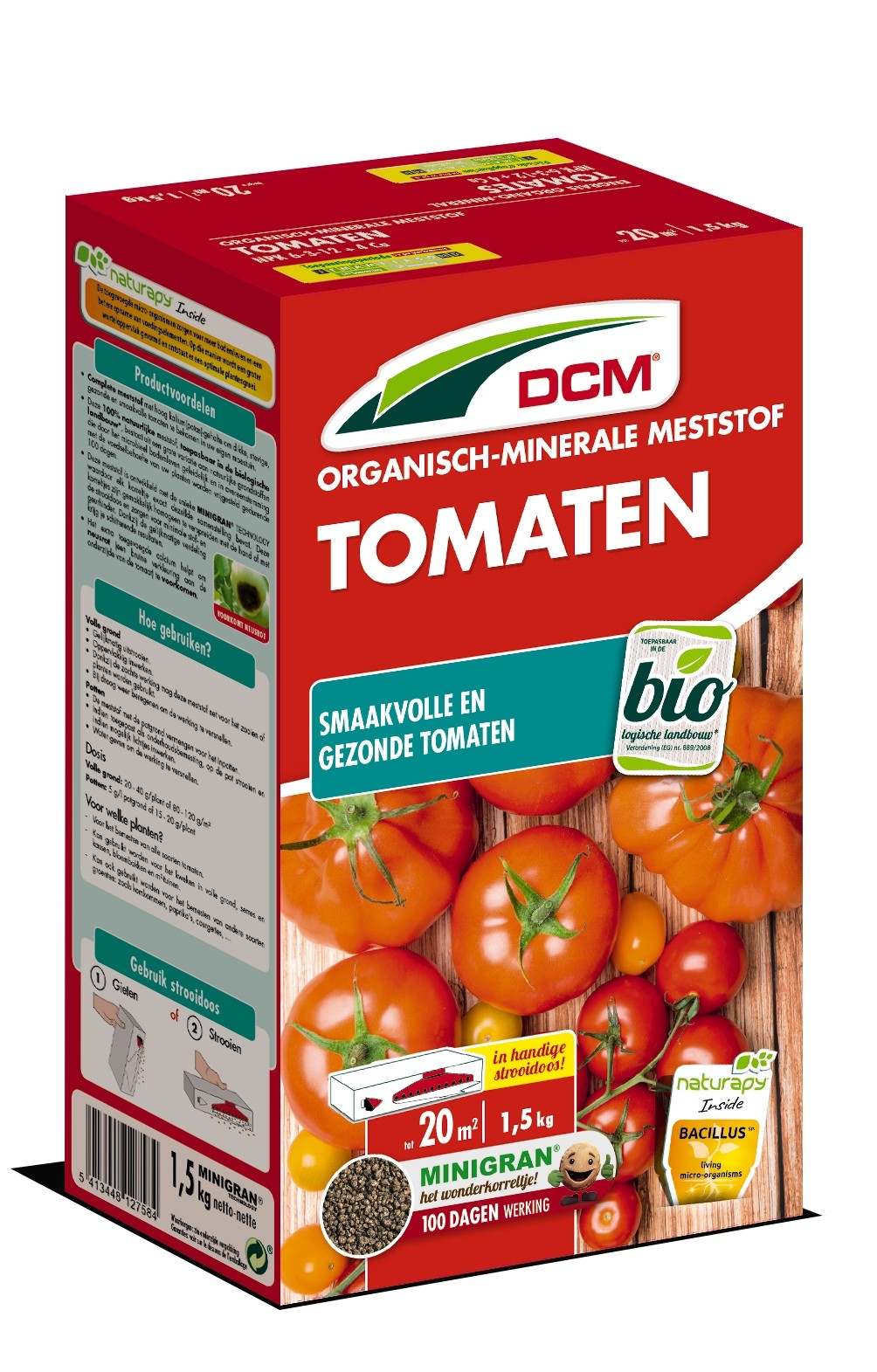 Meststof Tomaten 1,5 kg in strooidoos