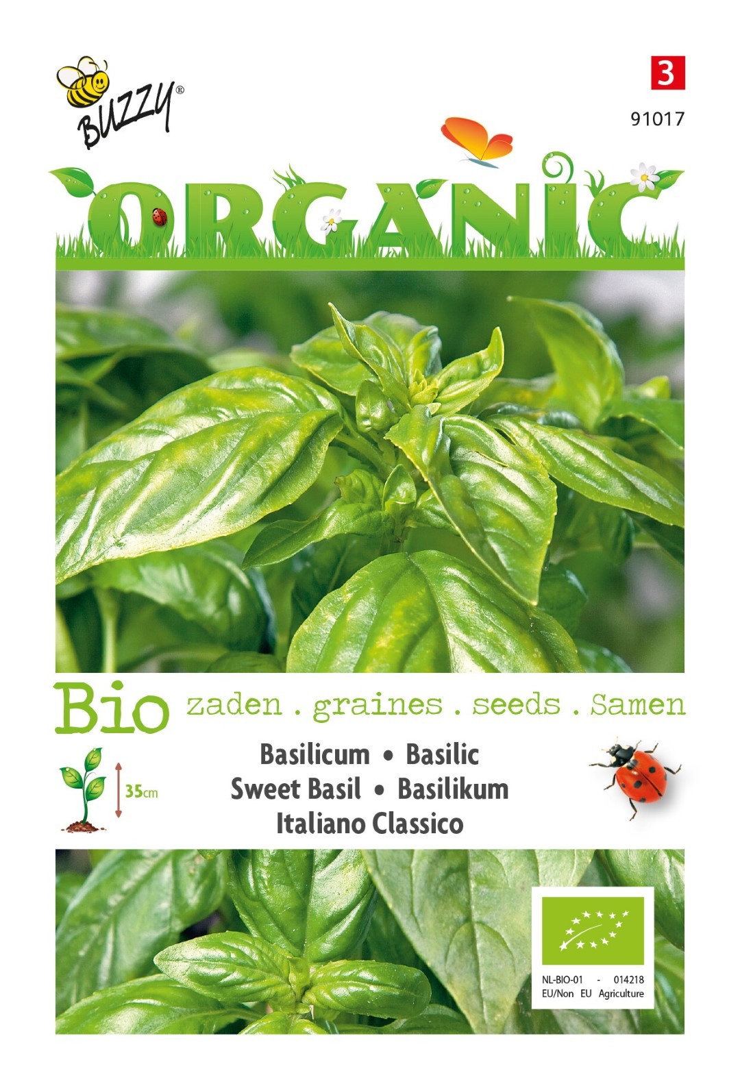 Organic Basilicum Genovese (Skal 14725)