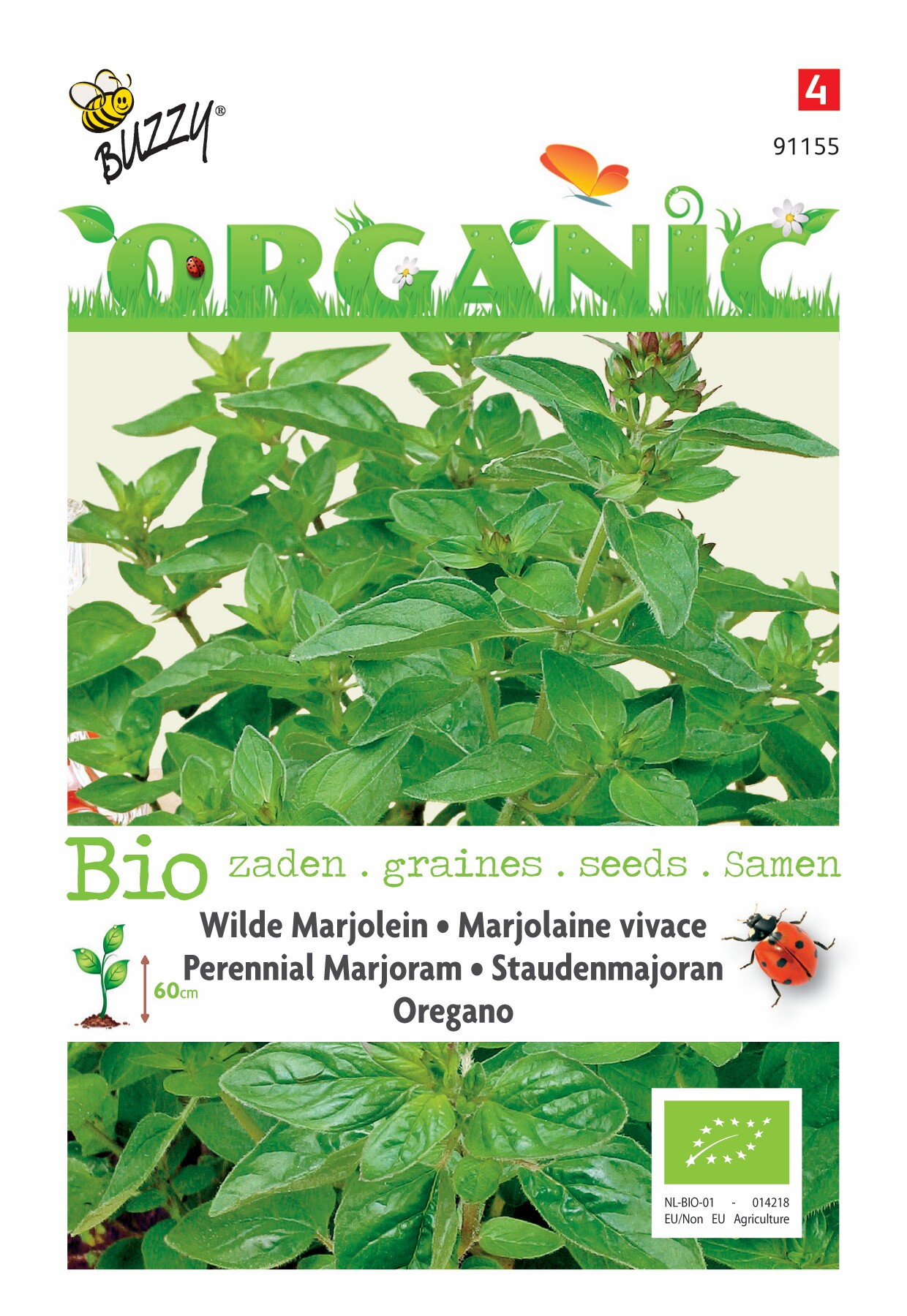 Organic Marjolein - Oregano (Skal 14725) Tuinplus