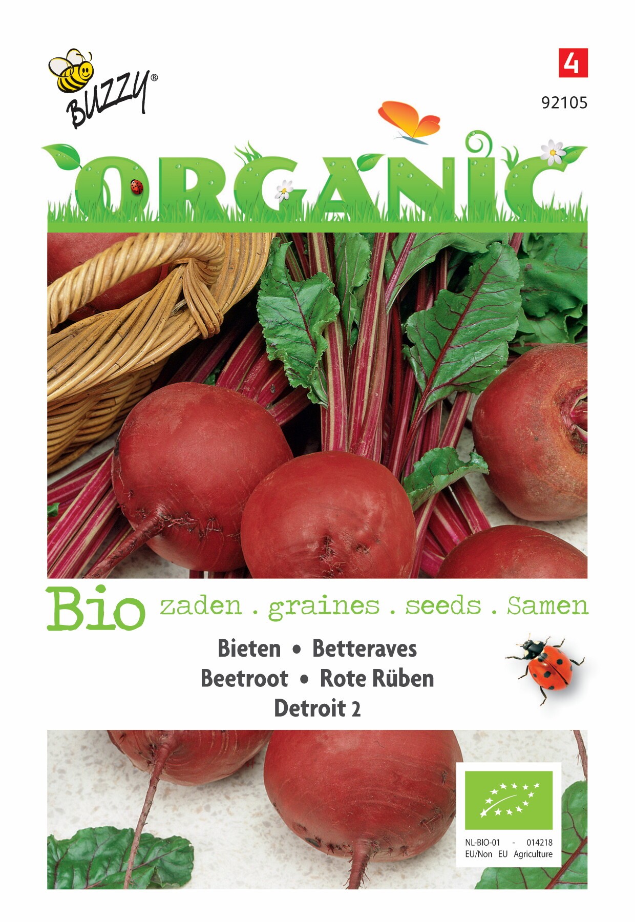 Organic Bieten Detroit (Skal 14725)