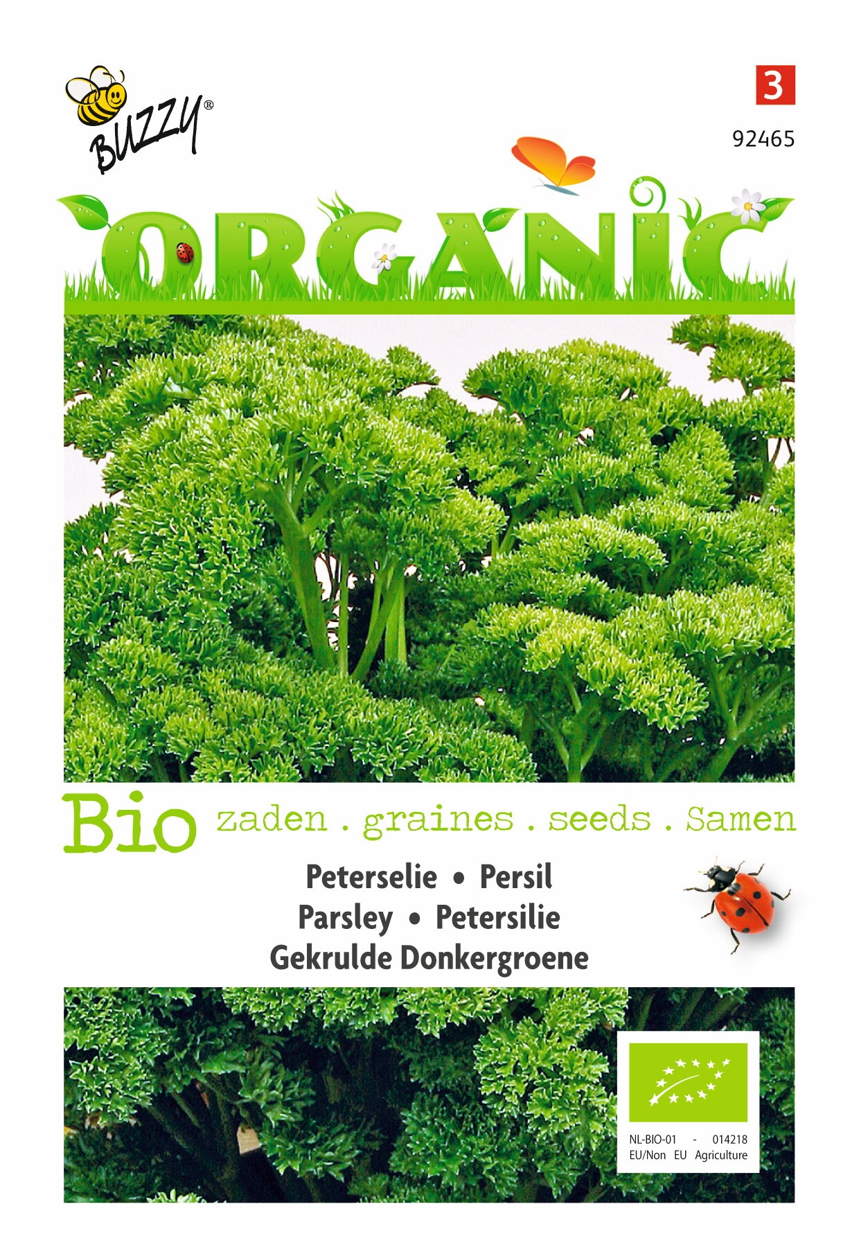 Organic Peterselie Gekrulde (Skal 14725)