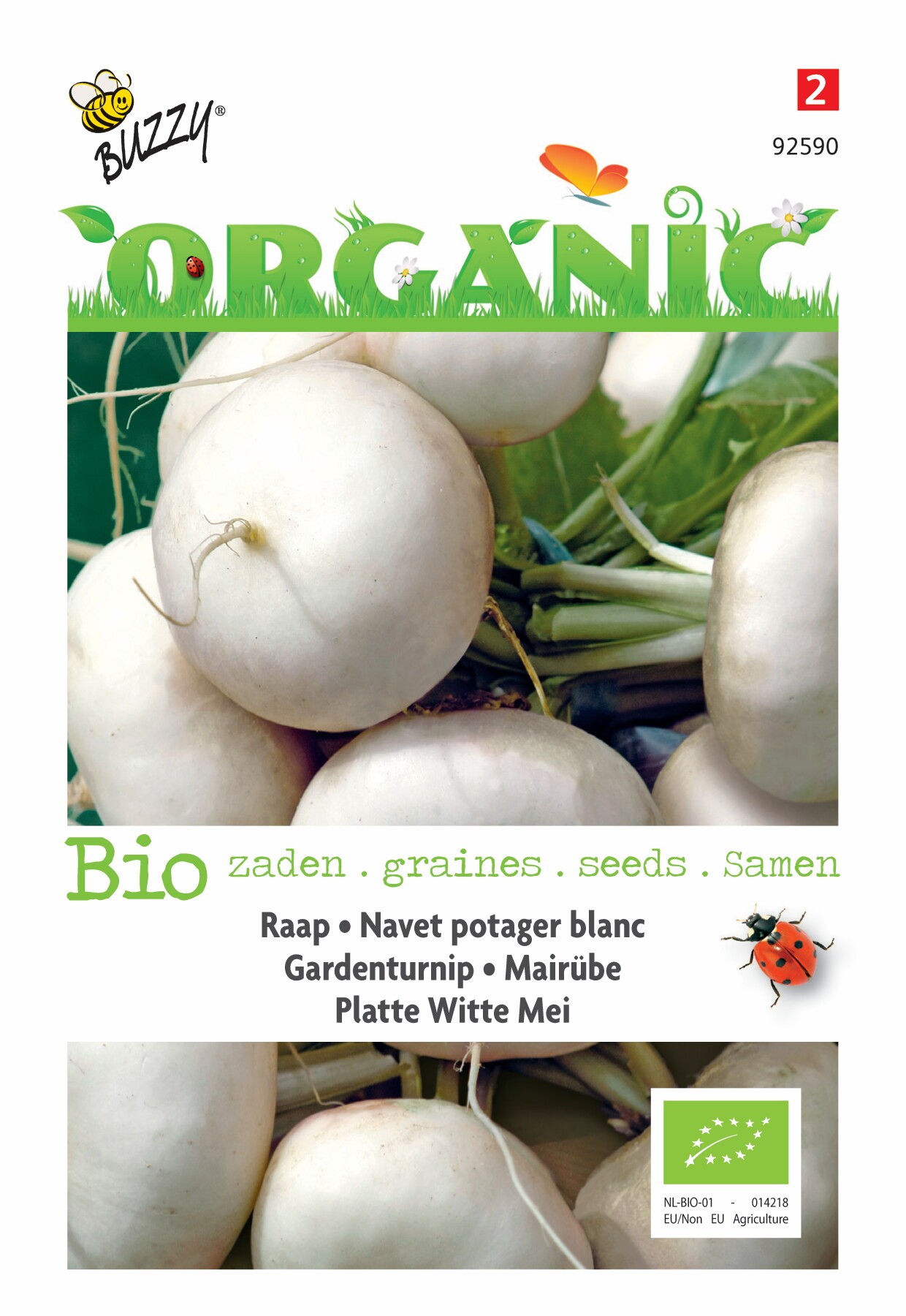 Organic Raapstelen (blad) Tuinplus