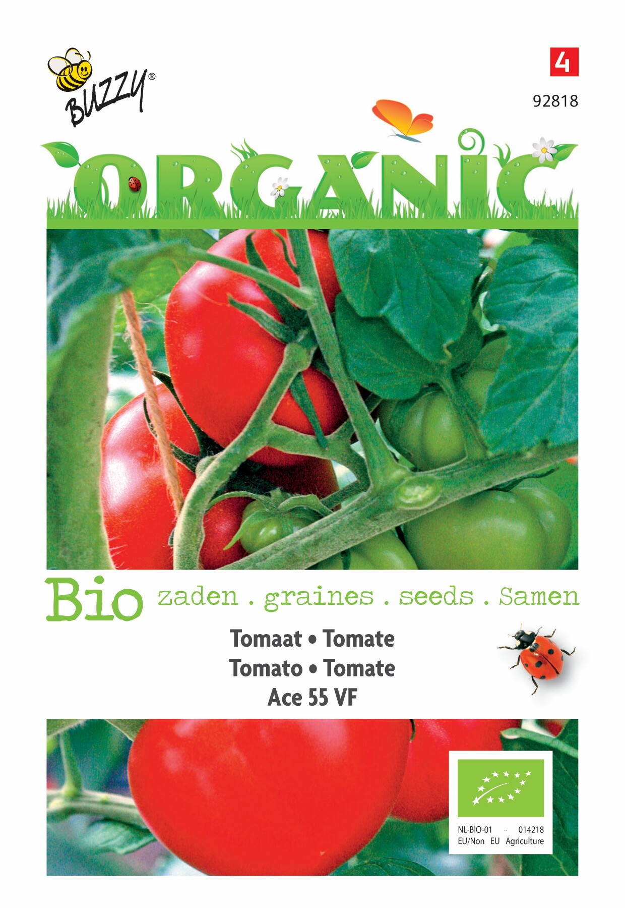 Organic Tomaten Ace 55VF (Skal 14725)