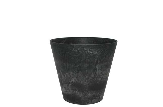 Bloempot Pot Claire zwart 22 x 20 cm Artstone