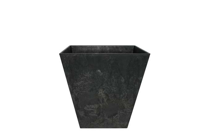 Bloempot Pot Ella zwart 25 x 24 cm Artstone