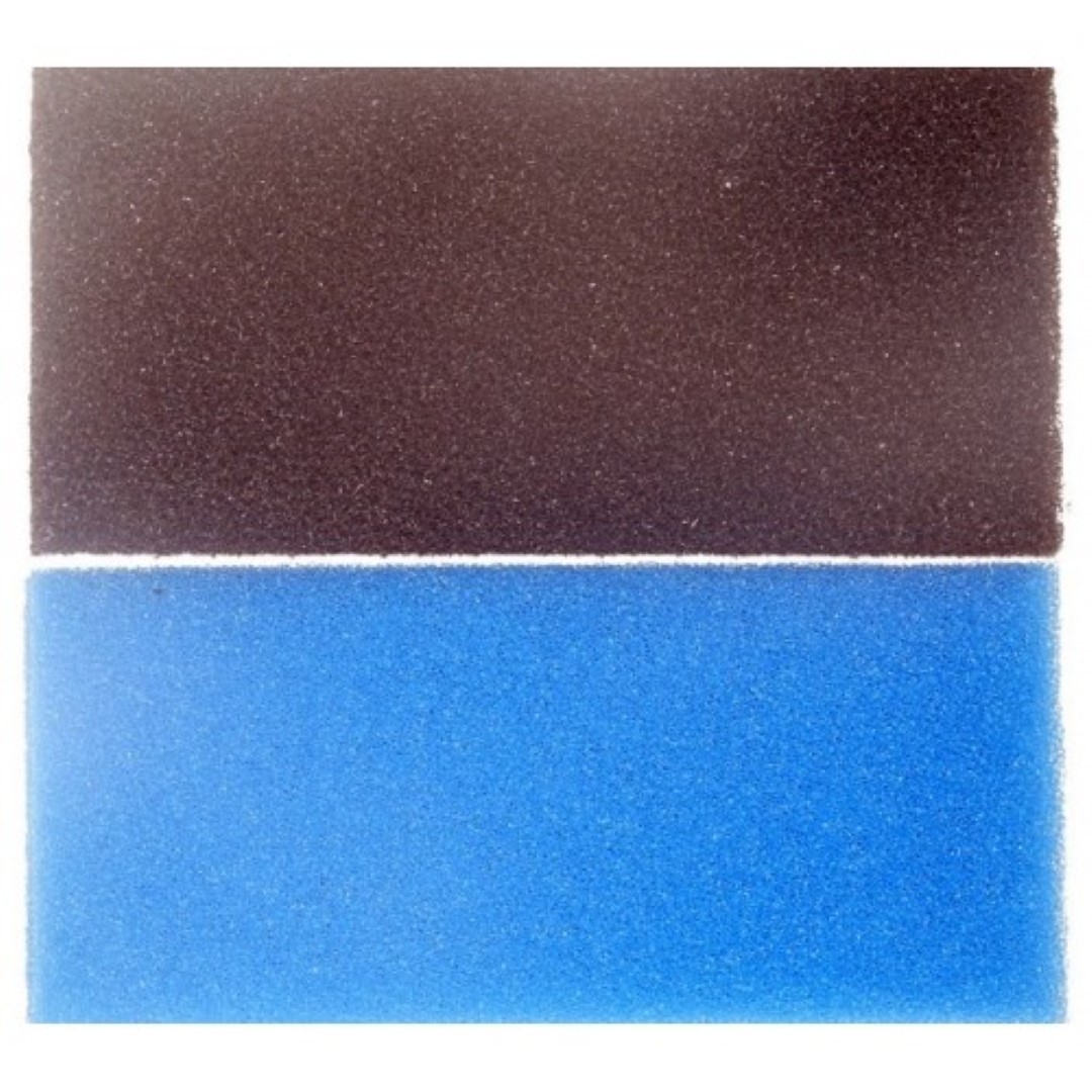 Filtermatten FiltraClear 6000/8000 1 x blauw 1 x zwart H4 x 26,5 x...