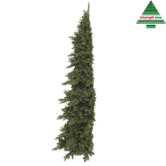 Triumph Tree halve kunstkerstboom emerald pine maat in cm: 215 x 114 groen - GROEN
