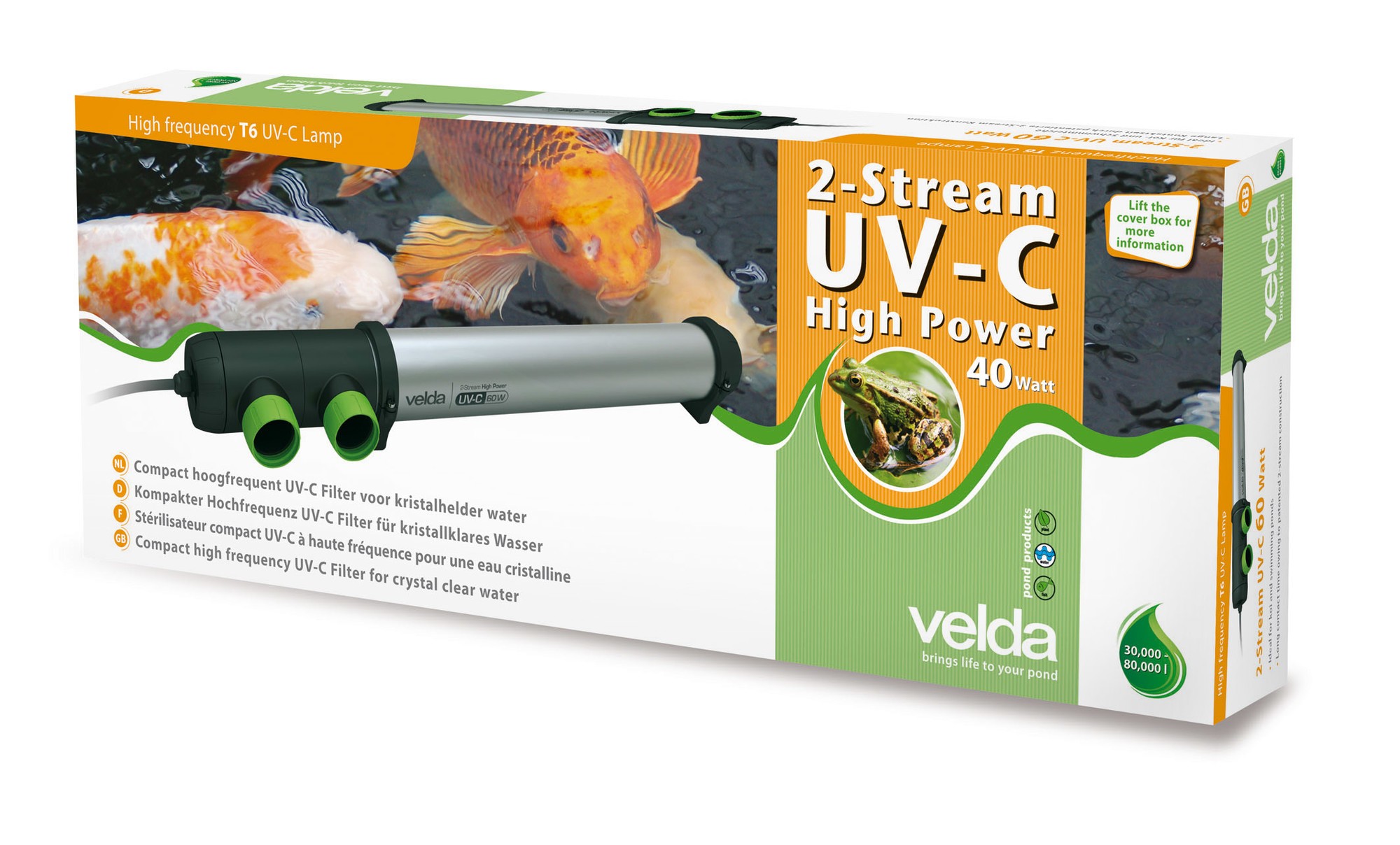 2- Stream High Power 40 Watt UV-C Filter - Velda