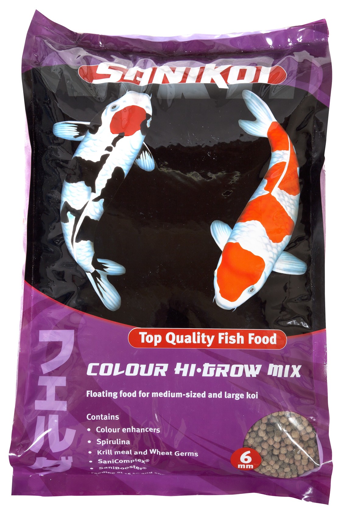 Karpervoer Sanikoi Colour Hi-Grow Mix 6 mm 10 liter - Velda