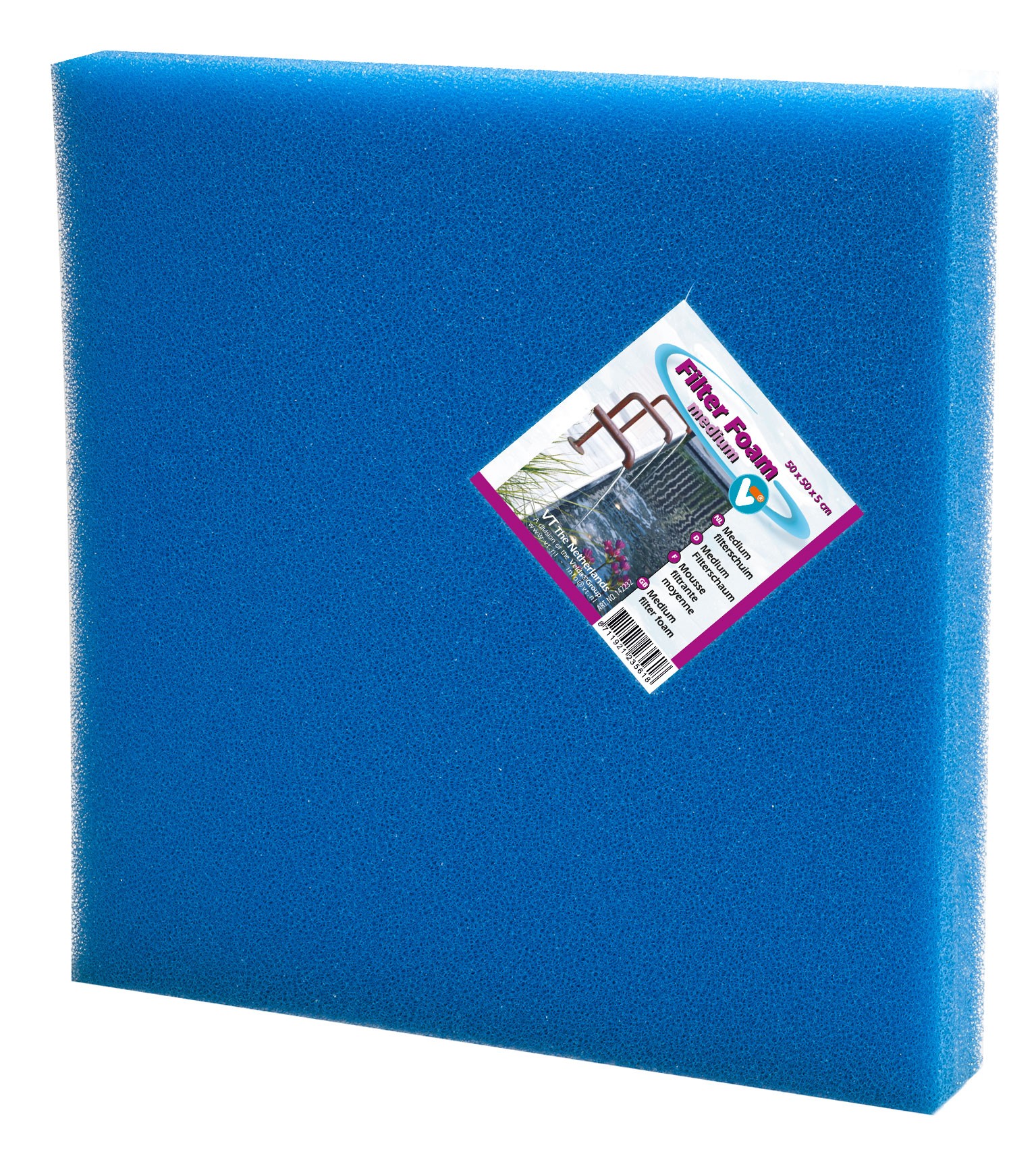 Filter Foam Pack 50x50x5 cm blue