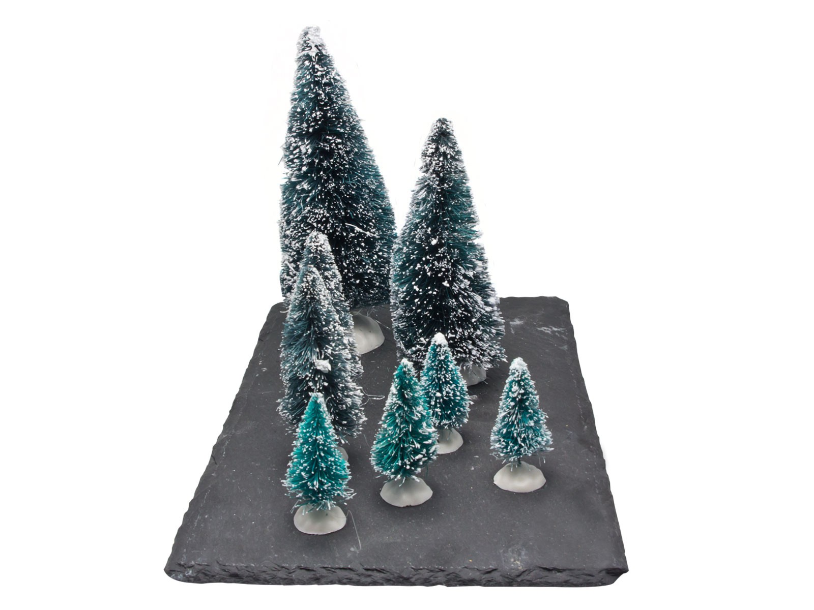 Mini kerstboompjes x8 - HIT