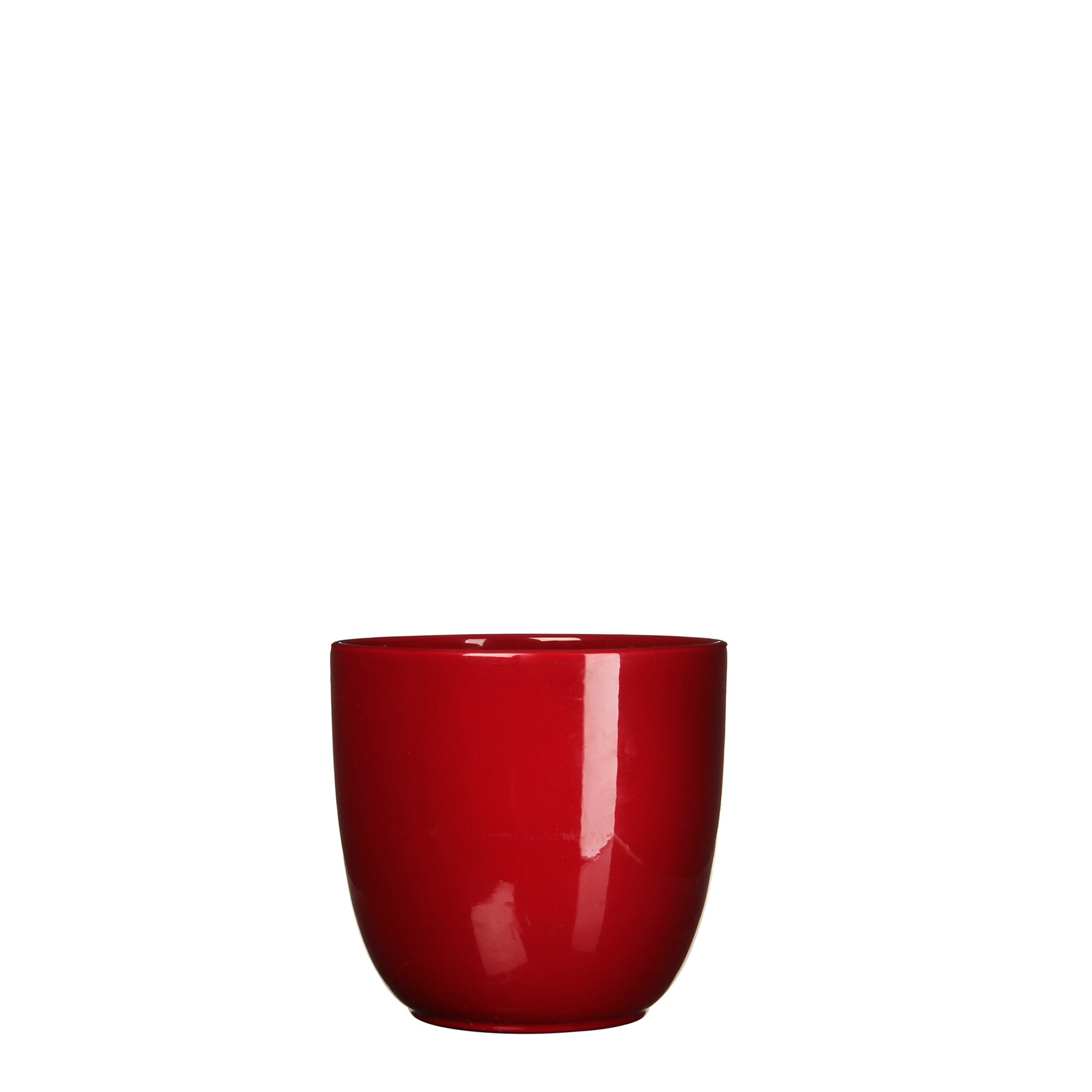 Bloempot Pot rond es/12 tusca 13 x 13.5 cm d.rood Mica