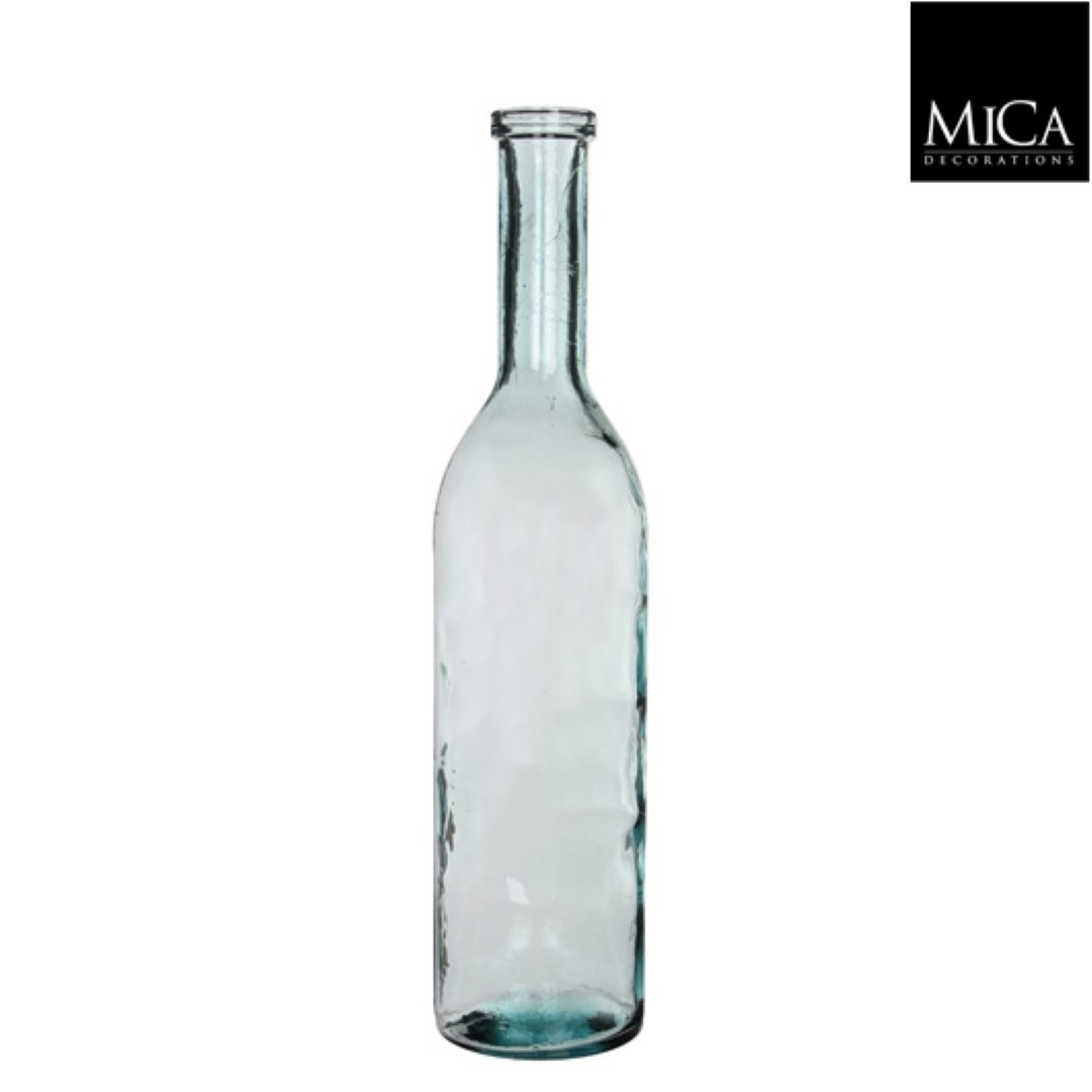 2 stuks! Rioja fles transparant h75xd18 cm Mica Decorations (e)