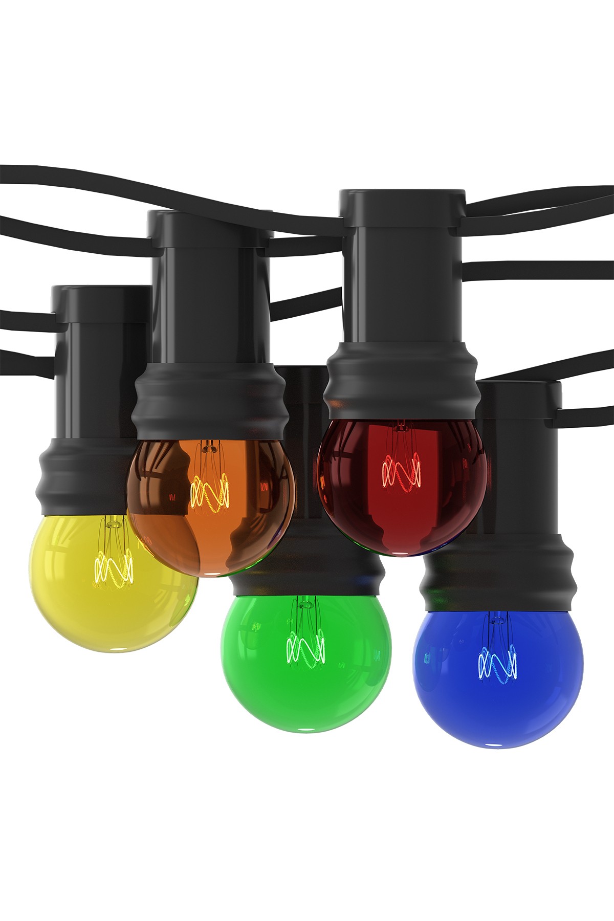 Party Light string 240V E27 10 lamp (ball) 15W 5,75 m