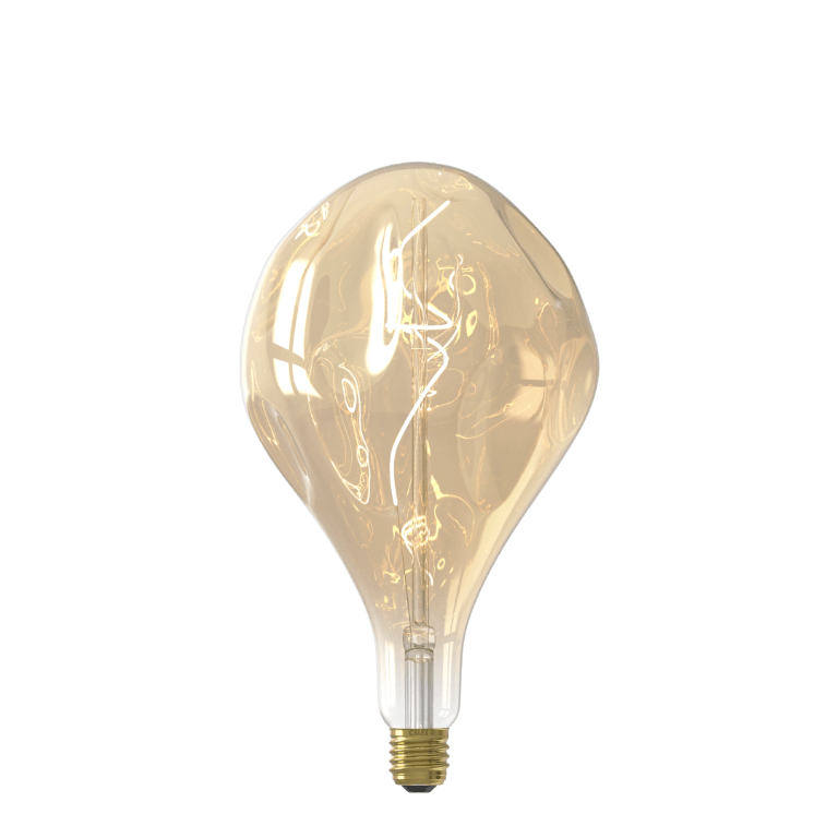 XXL Organic EVO LED Lamp 240V 6W E27 PS165 Gold