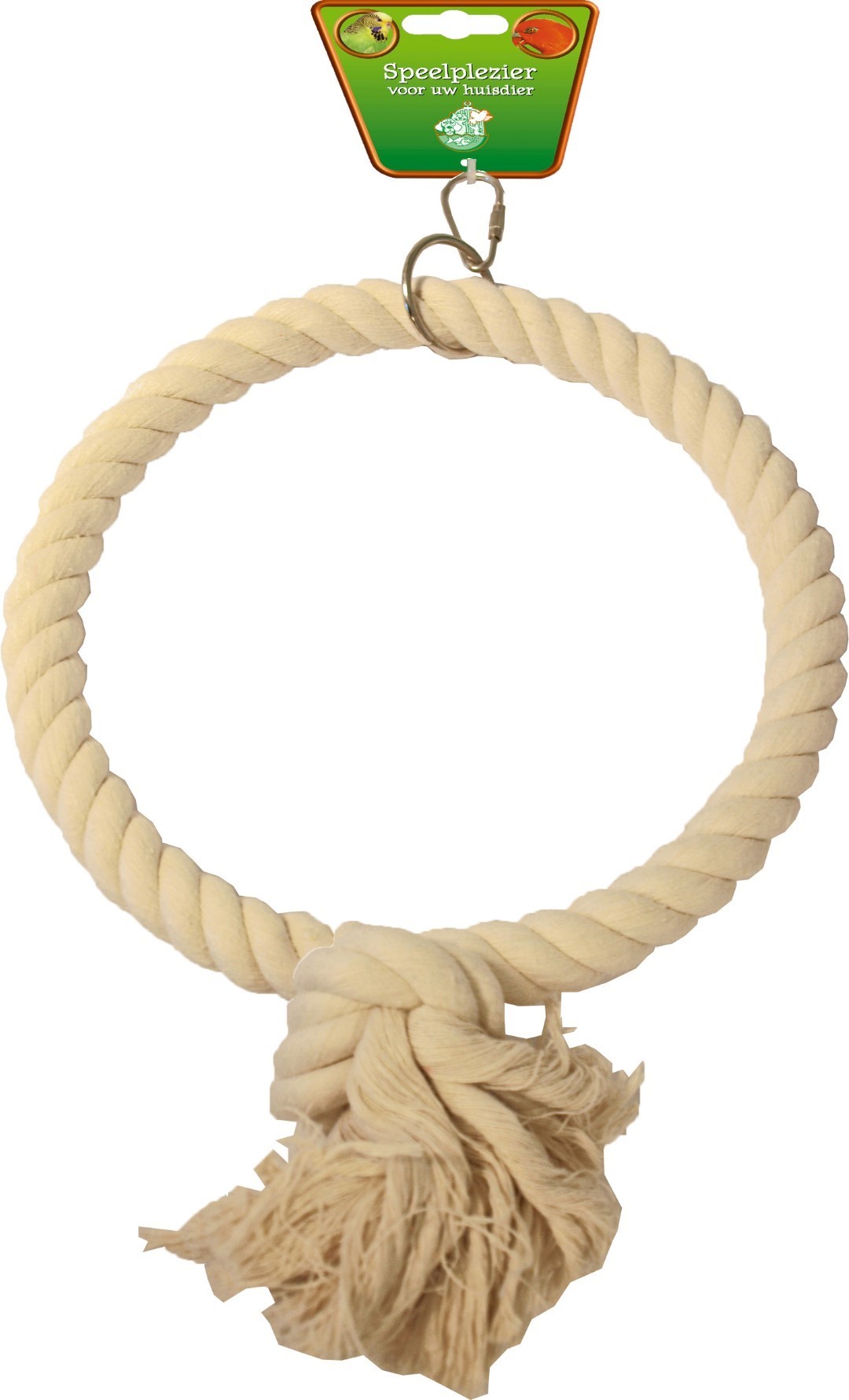 Katoenen touwring medium 21 cm 1-ring