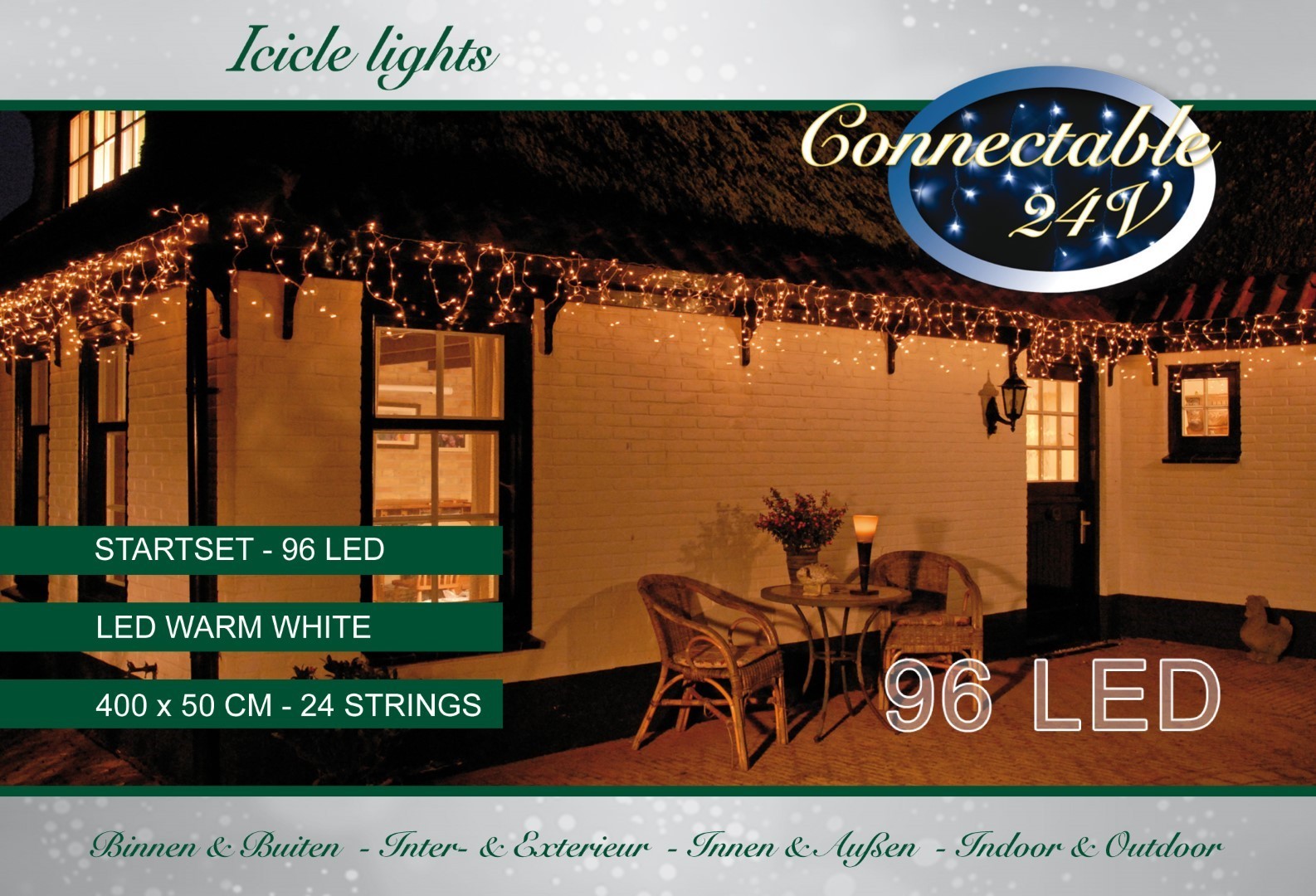 IJspegelverlichting 96 LED s basisset Connect de Luxe 24Volt Anna's Collection