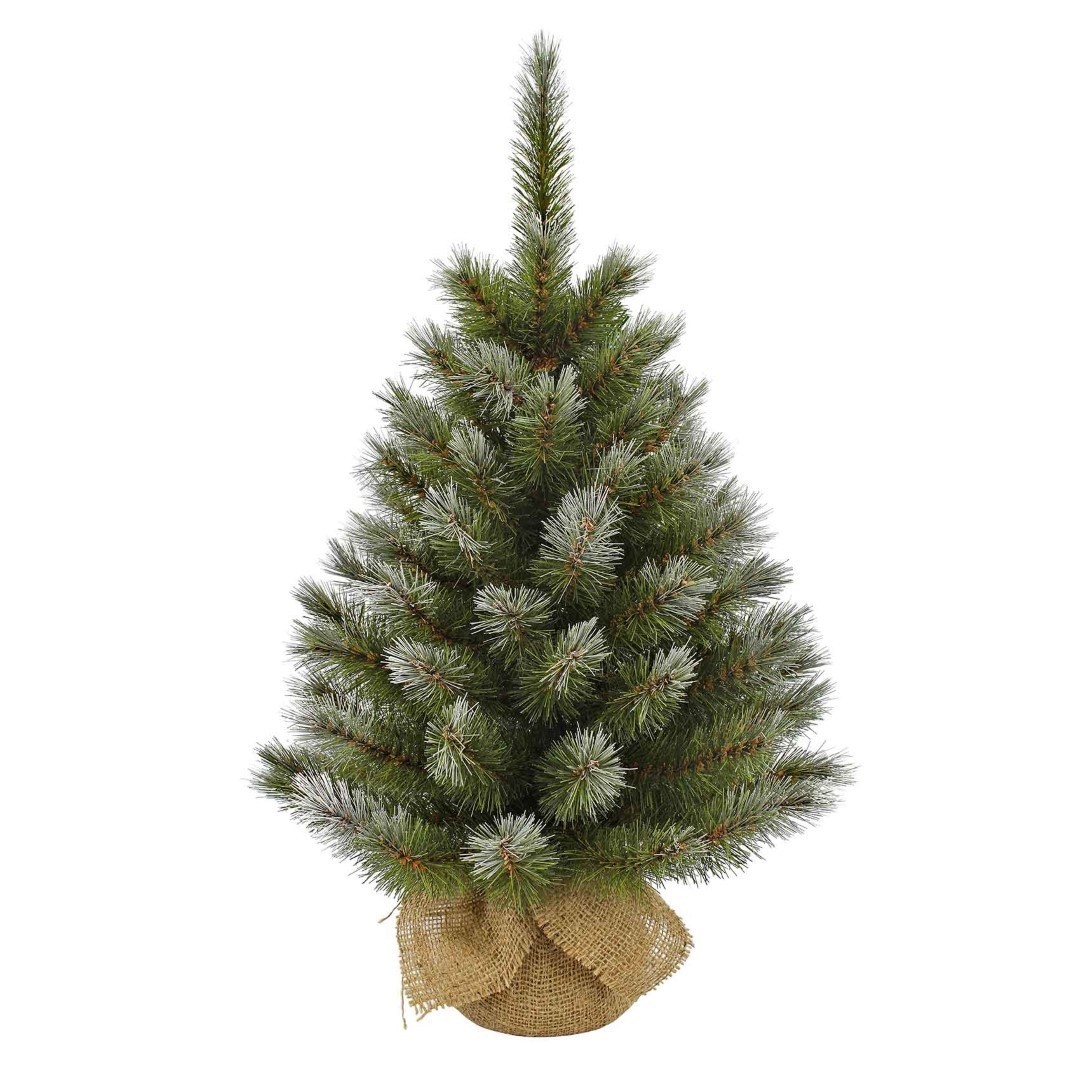 Triumph Tree Pittsburgh Kunstkerstboom in Jute - H90 x Ø56 cm - Frosted Green