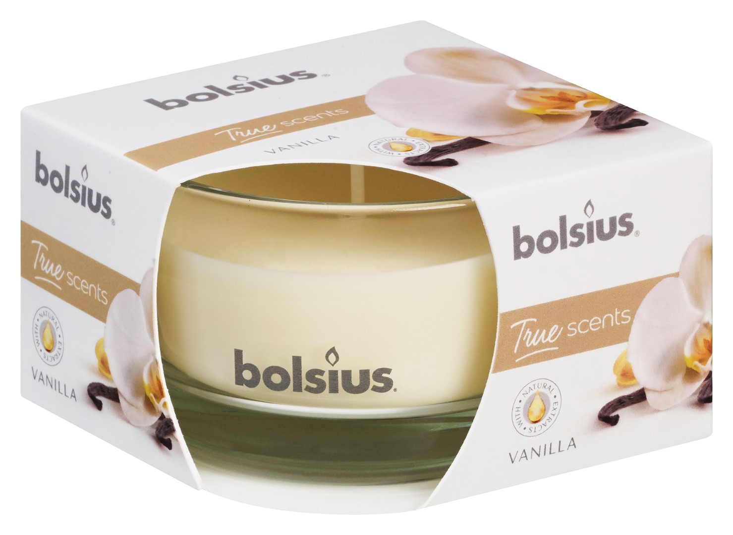 Geurglas 80 50 True Scents Vanille Bolsius