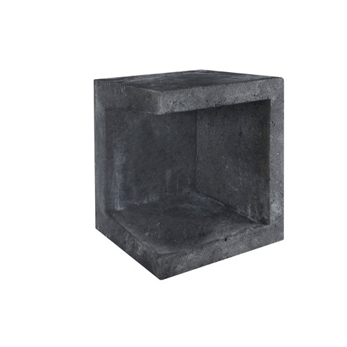 U-element hoek zwart 40x40x50 cm U-element hoek zwart 40x40x50 cm