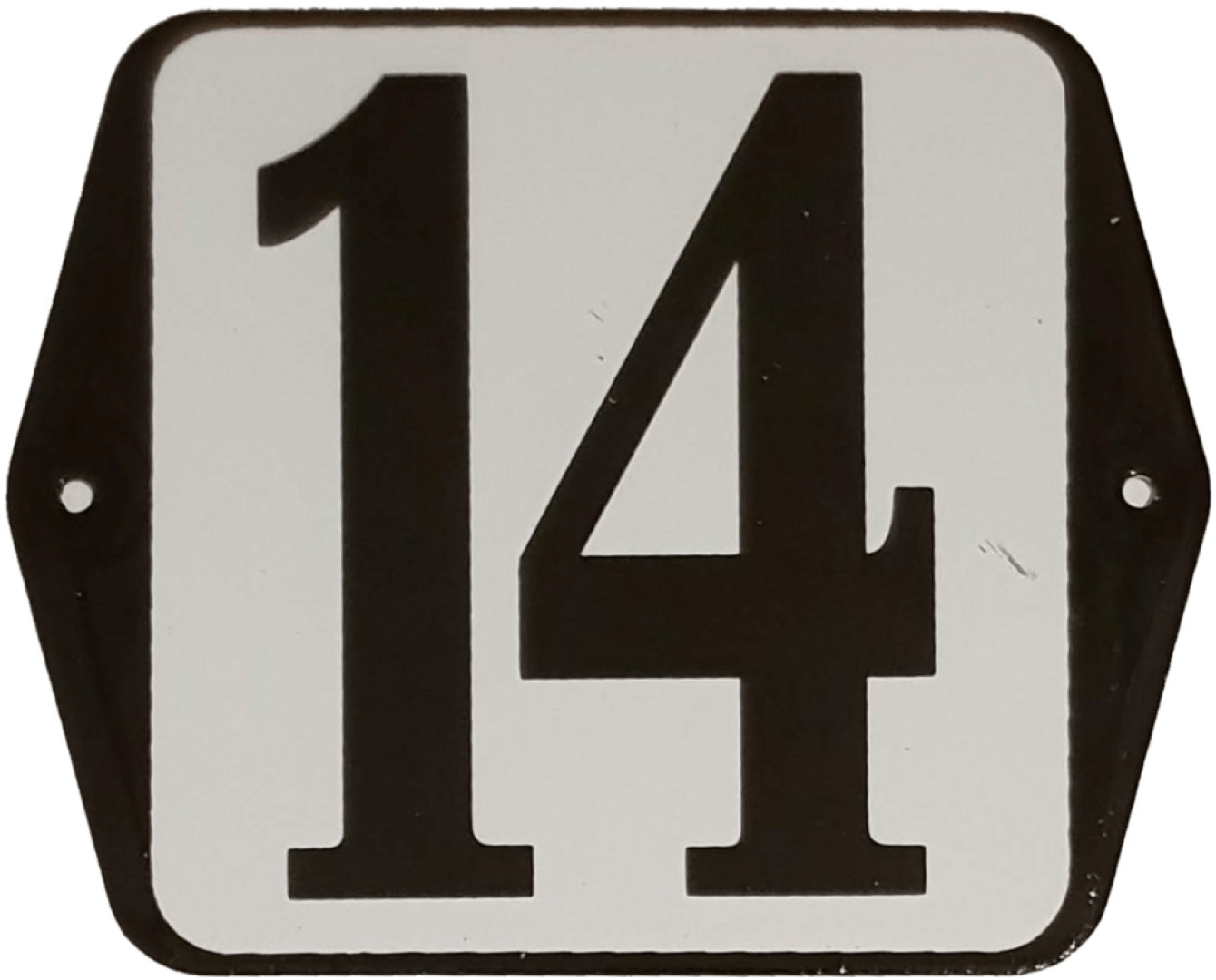 Huisnummer standaard nummer 14