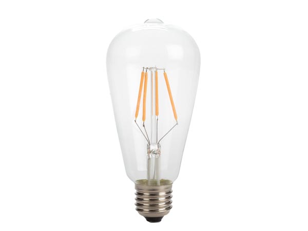 Retro led-gloeilamp st64 4 w e27 intens warmwit