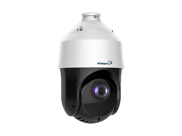 EtiamPro Bewakingscamera HD  - Met nachtzicht tot 100m - 1080p -2MP - met Pan-Tilt-Zoom functie - Voor binnen en buiten - Wit