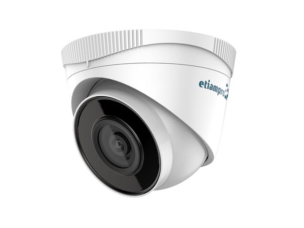 EtiamPro Bewakingscamera UHD - Nachtzicht tot 30m - 1440p - 4MP - Voor binnen en buiten - Dome - Wit - Vast netwerk