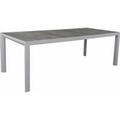 Santos dinning tafel 220x100cm light grey - Driesprong Collection