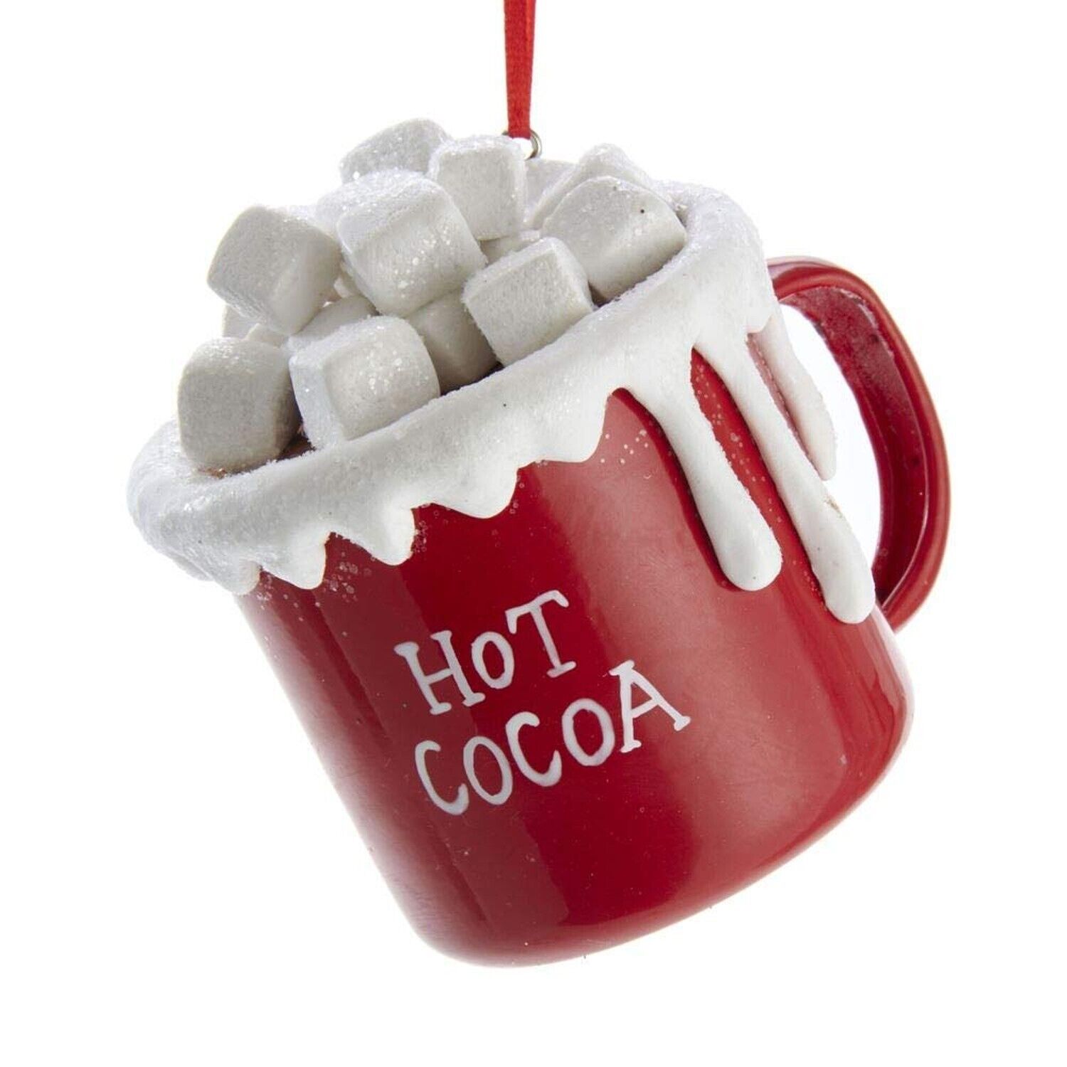 Hot cocoa cup marshmallows kerst ornament - Kurt S. Adler