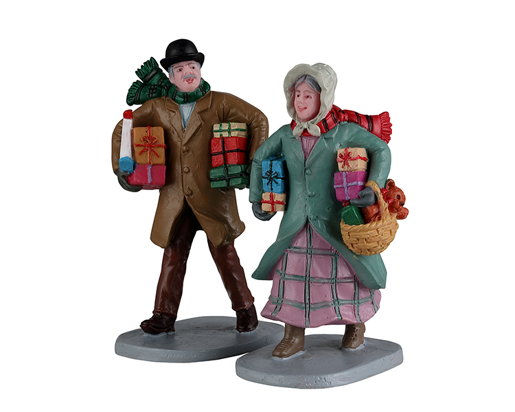 Lemax - Gifts For The Grandchildren, Set Of 2 - Kersthuisjes & Kerstdorpen