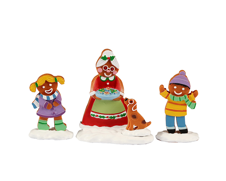 Mrs. Claus And Cookies, Set Of 3 - NEW 2023