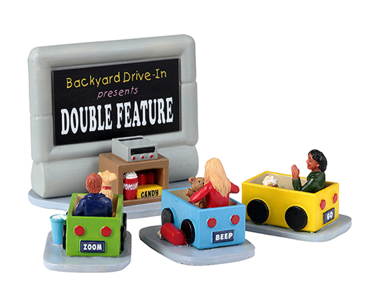 Backyard Drive-In, Set Of 4 - NEW 2023