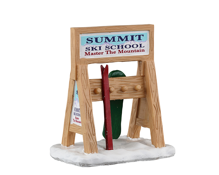 Lemax - Ski Rack Sign - NEW 2023