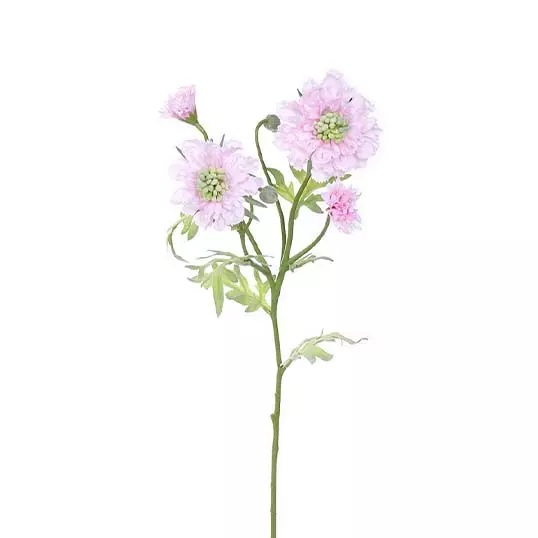 Scabiosa Tak Licht Roze 60 cm kunstplant