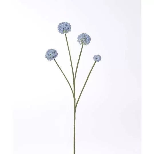 Kogeldistel Tak Blauw 56 cm kunstplant