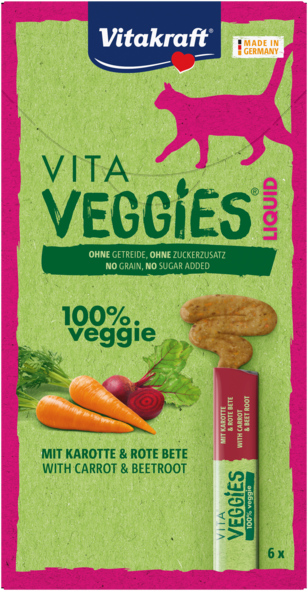 Vitakraft Vita Veggies Liquid Wortel 6x15 gr