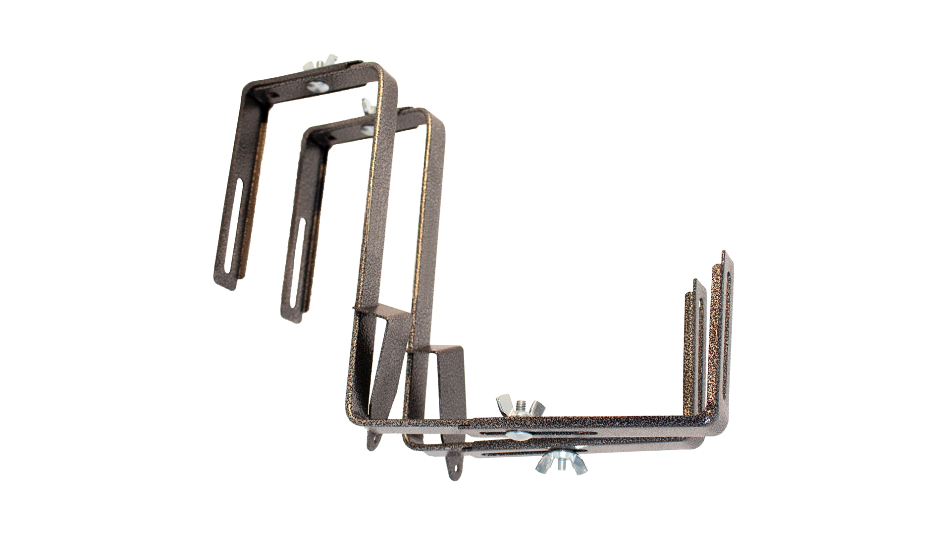 Versteelbare balkonhaak l24cm grijs