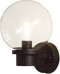 Nemi wandlamp schemer zwart h29cm - Konstsmide