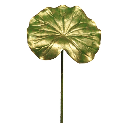Lotus Leaf Royal Gold Large 60 cm kunsttak Nova Nature
