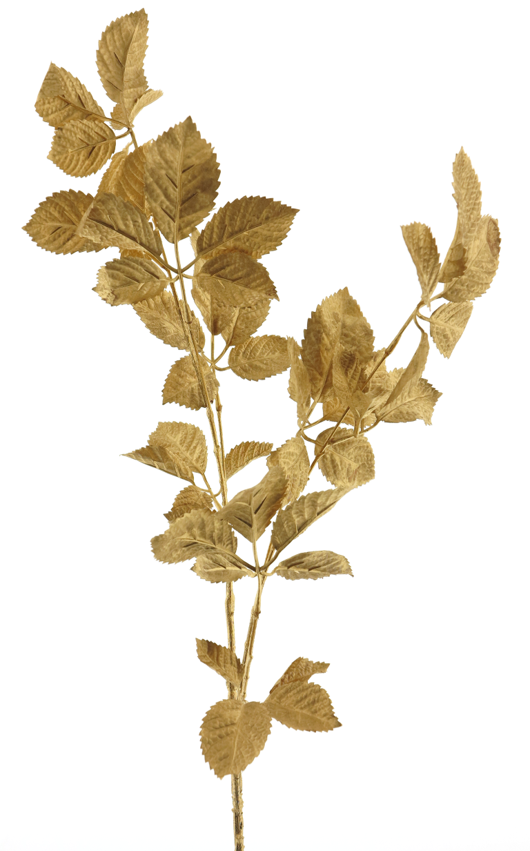 Kunst Kersttak Rozenblad Goud - 100 cm Kunst Kersttak Rozenblad Goud - 100 cm