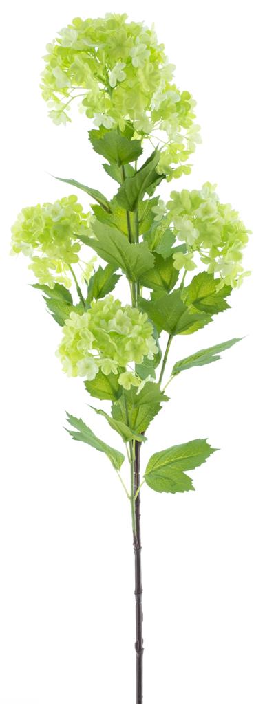 Viburnum flower spray green 88 cm kunstbloemen - Nova Nature