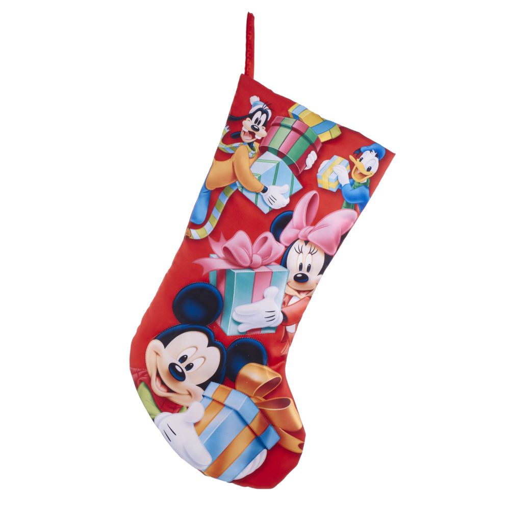 Mickey & Friends Printed Stocking 19 Inch