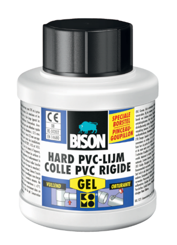 Hard PVC-Lijm Gel Flacon 250 ml - Bison