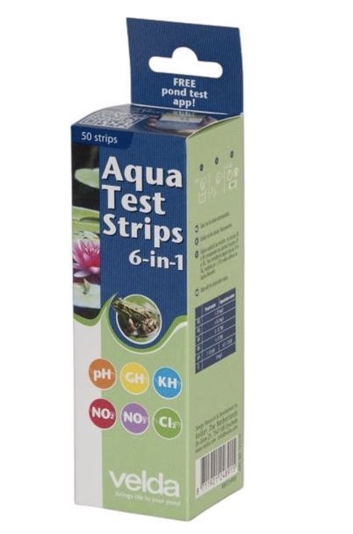 Aqua Test Strips 6 in 1 vijveraccesoires - Velda