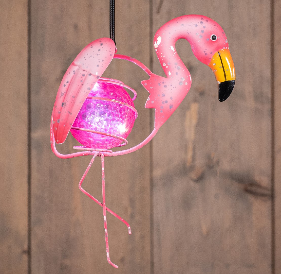 Solar Hanger Flamingo 21 x 16 x 6 cm