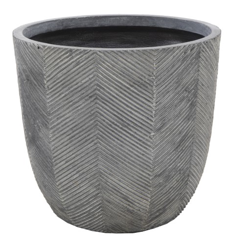 Iowa Egg Pot Washed Grey D39H38